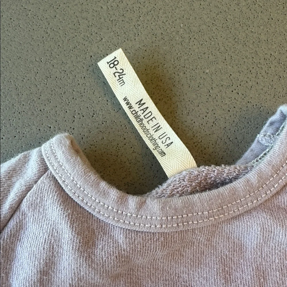Childhoods Purple Toddler Sweatshirt and Pants Set